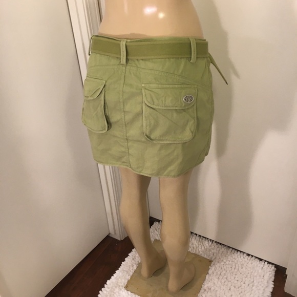 Armani Exchange Skirt Size 8 With Belt Green - Picture 3 of 8